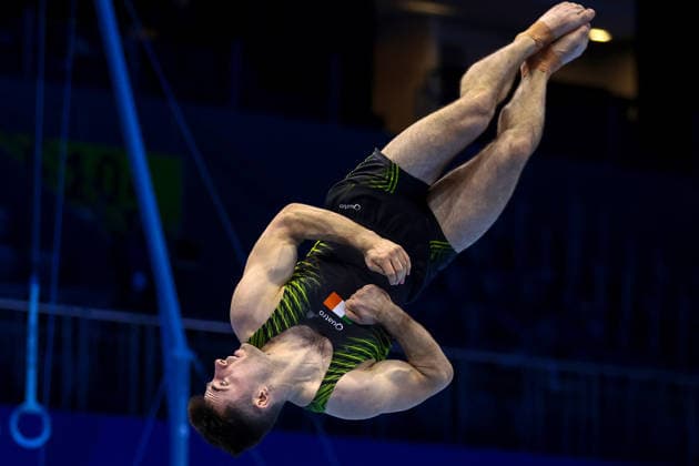 2026 Men s Artistic European Gymnastics Championships, Arena Zagreb, Zagreb, Croatia 21 8 2026 Men s Floor Final Ireland s Eamon Montgomery Eamon Montgomery 21 8 2026  Copyright: xx 0NIK2540