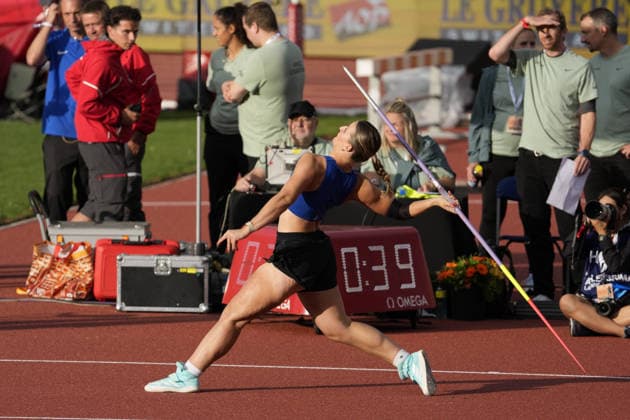 Lausanne, Switzerland - August 21: Leonie Hügli - Leonie Hugli (SUI) in action during the Wanda Diamond League Athletissima Lausanne 2026 at Stade Olympique de la Pontaise on August 21, 2026 in Lausanne, Switzerland.  Copyright: xKjetilxWaberx xSPPx Sportspressphoto_SPR211769