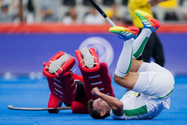 2026 Men s FIH Hockey World Cup, Belfius Hockey Arena, Wavre, Belgium 21 8 2026 Ireland vs Malaysia Ireland s Matthew Nelson celebrates after scoring his sides third goal of the match Matthew Nelson celebrates after scoring his sides third goal of the match 21 8 2026  Copyright: xWillxPalmerx WP7_9742 20260821