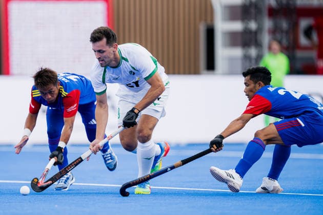 2026 Men s FIH Hockey World Cup, Belfius Hockey Arena, Wavre, Belgium 21 8 2026 Ireland vs Malaysia Ireland s Matthew Nelson Matthew Nelson 21 8 2026  Copyright: xWillxPalmerx WP7_9558 20260821