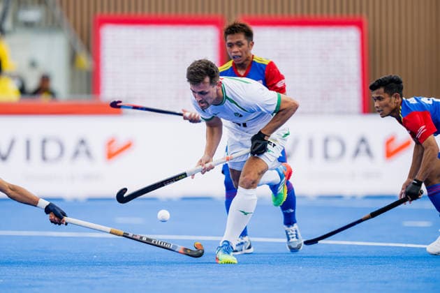 2026 Men s FIH Hockey World Cup, Belfius Hockey Arena, Wavre, Belgium 21 8 2026 Ireland vs Malaysia Ireland s Matthew Nelson Matthew Nelson 21 8 2026  Copyright: xWillxPalmerx WP7_9569 20260821