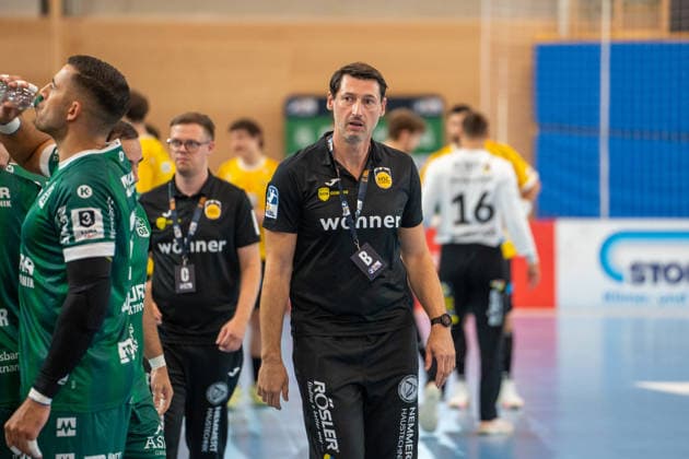 Handball I Herren I Saison 2026-2027 I DHB Pokal I 1. Runde I HC Oppenweiler Backnang - HSC 2000 Coburg I 21.08.2026 Anel Mahmutefendic (Traine, HSC Coburg) Backnang Murrtal Arena Baden-Württemberg Deutschland *** Handball I Men I 2026–2027 Season I DHB Cup I First Round I HC Oppenweiler Backnang vs. HSC 2000 Coburg I August 21, 2026 Anel Mahmutefendic, Coach, HSC Coburg Backnang Murrtal Arena, Baden-Württemberg, Germany Copyright: xLobeca MaxxPetershansx