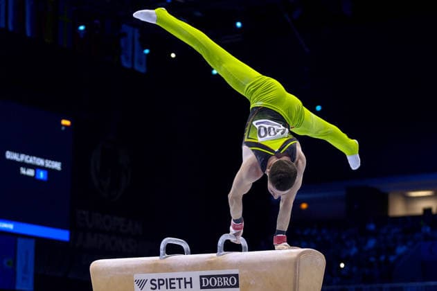 2026 Men s Artistic European Gymnastics Championships, Arena Zagreb, Zagreb, Croatia 21 8 2026 Men s Pommel Horse Final Ireland s Rhys McClenaghan Rhys McClenaghan 21 8 2026  Copyright: xx 0NIK4096
