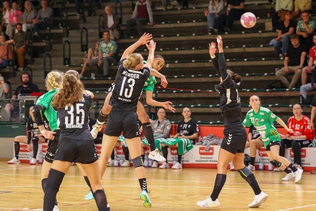2026-08-21 , Reinickendorfer Füchse Frauen-Werder Bremen, Frauen, Handball, DHB-Pokal, 1. Runde , Sömmeringhalle Naomi Conze (Reinickendorfer Füchse Frauen, 05) Berlin Berlin Germany *** August 21, 2026, Reinickendorfer Füchse Women vs. Werder Bremen Women, Handball, DHB Cup, Round 1, Sömmeringhalle, Naomi Conze, Reinickendorfer Füchse Women, 05 Berlin, Berlin, Germany