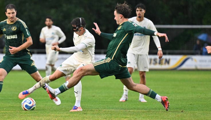 Sport Bilder des Tages 21.08.2026 - Fussball - Saison 2026 2027 - Regionalliga Bayern - 05. Spieltag: SC Eltersdorf SCE ( Quecken ) - SpVgg Greuther Fürth II (Kleeblatt) - - xwoxzix - Jakob Engel (35,SpVgg Greuther Fürth II ) Korbinian Stütz (4, SC Eltersdorf ) *** August 21, 2026 Soccer Season 2026–2027 Bavarian Regional League Matchday 05 SC Eltersdorf vs. SCE Quecken vs. SpVgg Greuther Fürth II Kleeblatt xwoxzix Jakob Engel 35,SpVgg Greuther Fürth II Korbinian Stütz 4, SC Eltersdorf