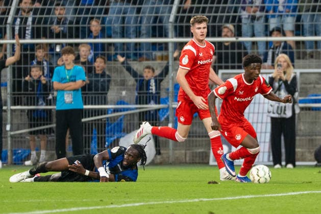 DFB-Pokal: SV Waldhof Mannheim vs 1. FC Kaiserslautern, 21.08.2026 Ibrahim KanatÃ (1. FC Kaiserslautern, 11) mit der Torchance in der 87. Minute DFB-Pokal: SV Waldhof Mannheim vs 1. FC Kaiserslautern, Carl-Benz-Stadion, 21.08.2026 DFB DFL REGULATIONS PROHIBIT ANY USE OF PHOTOGRAPHS AS IMAGE SEQUENCES AND OR QUASI-VIDEO. *** DFB Cup: SV Waldhof Mannheim vs. 1. FC Kaiserslautern, August 21, 2026—Ibrahim Kanat of 1. FC Kaiserslautern, No. 11, with a scoring chance in the 87th minute. DFB Cup: SV Waldhof Mannheim vs. 1. FC Kaiserslautern, Carl Benz Stadium, August 21, 2026 DFB DFL REGULATIONS PROHIBIT ANY USE OF PHOTOGRAPHS AS IMAGE SEQUENCES AND OR QUASI-VIDEO u009D Copyright: xBEAUTIFULxSPORTS Hillx