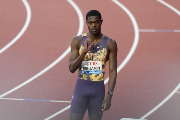 Lausanne, Switzerland - August 21: Rai Benjamin (USA) competes in the 400m Hurdles Men during the Wanda Diamond League Athletissima Lausanne 2026 at Stade Olympique de la Pontaise on August 21, 2026 in Lausanne, Switzerland.  Copyright: xKjetilxWaberx xSPPx Sportspressphoto_SPR211789