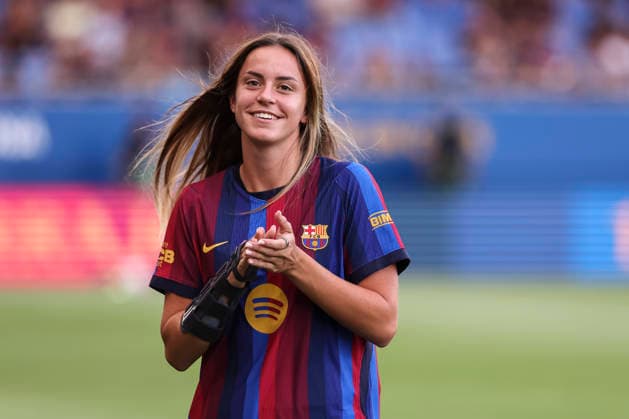 Sport Bilder des Tages August 21, 2026, Sant Joan Despi, Barcelona, SPAIN: Clara Serrajordi of FC Barcelona, Barca saludates to supporters during the Joan Gamper Trophy, football match played between FC Barcelona and Brighton & Hove Albion FC at Johan Cruyff Stadium on August 21, 2026 in Sant Joan Despi, Barcelona, Spain. FC Barcelona V Brighton & Hove Albion FC - Joan Gamper Trophy  - ZUMAa181 20260821_zaa_a181_077 Copyright: xJavierxBorregox