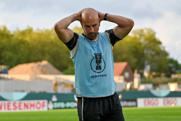 Tim Geidies (SC Preussen Muenster, Athletiktrainer) SC Preussen Muenster vs. Karlsruher SC, Fussball, DFB-Pokal, 1. Runde, Saison 2026 2027, 21.08.2026, SC Preussen Muenster vs. Karlsruher SC, Fussball, DFB-Pokal, 1. Runde, Saison 2026 2027, 21.08.2026 Muenster *** Tim Geidie, SC Preussen Münster, Athletic Trainer, SC Preussen Münster vs. Karlsruher SC, Soccer, DFB Cup, 1st Round, 2026–2027 Season, August 21, 2026, SC Preussen Münster vs. Karlsruher SC, Soccer, DFB Cup, Round 1, 2026–2027 season, August 21, 2026, Münster Copyright: xEibner-Pressefoto RobertxGertzenx EP_RGN