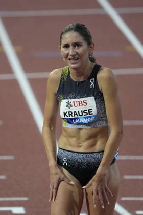 Lausanne, Switzerland - August 21: Gesa Felicitas Krause (GER) after out in the 3000m Steeplechase Women during the Wanda Diamond League Athletissima Lausanne 2026 at Stade Olympique de la Pontaise on August 21, 2026 in Lausanne, Switzerland.  Copyright: xKjetilxWaberx xSPPx Sportspressphoto_SPR211828
