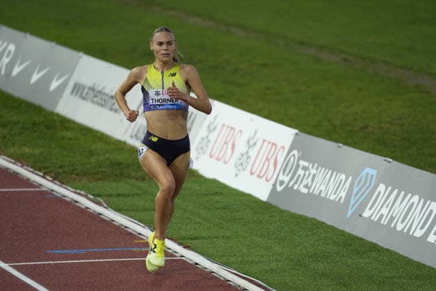Lausanne, Switzerland - August 21: Elise Thorner (GBR) competes in the 3000m Steeplechase Women during the Wanda Diamond League Athletissima Lausanne 2026 at Stade Olympique de la Pontaise on August 21, 2026 in Lausanne, Switzerland.  Copyright: xKjetilxWaberx xSPPx Sportspressphoto_SPR211835