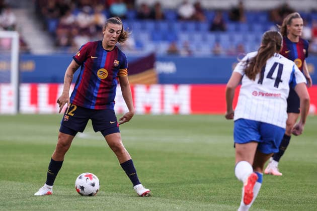 August 21, 2026, Sant Joan Despi, Barcelona, SPAIN: Patri Guijarro of FC Barcelona, Barca in action during the Joan Gamper Trophy, football match played between FC Barcelona and Brighton & Hove Albion FC at Johan Cruyff Stadium on August 21, 2026 in Sant Joan Despi, Barcelona, Spain. Sant Joan Despi SPAIN - ZUMAa181 20260821_zaa_a181_109 Copyright: xJavierxBorregox
