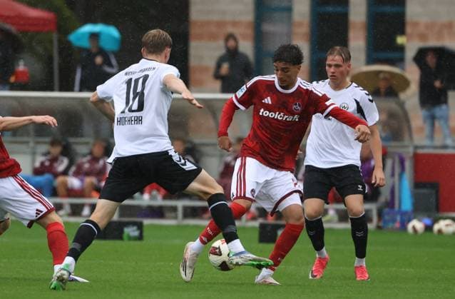 21.08.2026 - Fussball - Saison 2026 2027 - Regionalliga Bayern - 04. Spieltag: 1. FC Nürnberg FCN II ( Club ) - SV Wacker Burghausen - DoGe - xdoxgex - Adrian Hofherr (18, SV Wacker Burghausen ) Nizar Üstel Uestel (21, 1. FC Nürnberg FCN II ) *** August 21, 2026 Soccer Season 2026–2027 Bavarian Regional League Matchday 4 Match 01 FC Nürnberg FCN II vs. SV Wacker Burghausen DoGe xdoxgex Adrian Hofherr 18, SV Wacker Burghausen Nizar Üstel Uestel 21, 1 FC Nuremberg FCN II