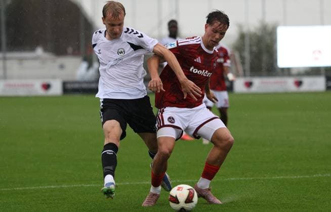 21.08.2026 - Fussball - Saison 2026 2027 - Regionalliga Bayern - 04. Spieltag: 1. FC Nürnberg FCN II ( Club ) - SV Wacker Burghausen - DoGe - xdoxgex - Moritz Wiezorrek (17, 1. FC Nürnberg FCN II ) Adrian Hofherr (18, SV Wacker Burghausen ) *** August 21, 2026 Soccer Season 2026–2027 Bavarian Regional League Matchday 04 1. FC Nürnberg FCN II vs. SV Wacker Burghausen DoGe xdoxgex Moritz Wiezorrek 17, 1 FC Nuremberg FCN II Adrian Hofherr 18, SV Wacker Burghausen