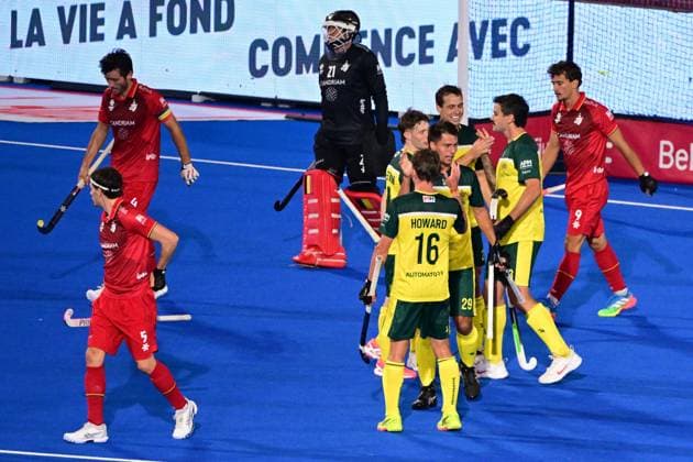 RECORD DATE NOT STATED Australia s Tom Craig scores a goal during a hockey game between Belgian Lions and Australia, the third (out of three) matches during the group stage of the men s 2026 Hockey World Cup, Saturday 30 December 1899 in Wavre. The 2026 edition of the Hockey World Cup takes place in Belgium and The Netherlands from August 15 to August 30. DIRKxWAEM  x183934278x