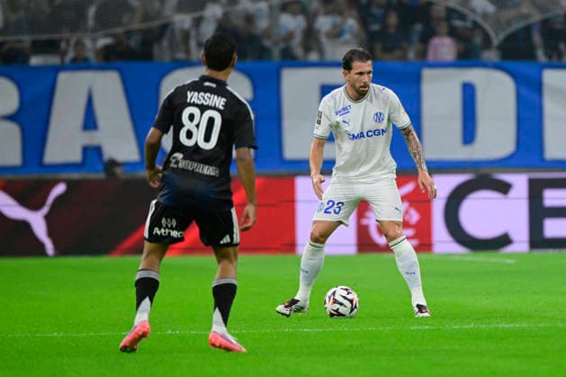 FOOTBALL : Olympique de Marseille VS RC Strasbourg Alsace - Ligue 1 McDonald s - 21 08 2026 Pierre-Emile Hojbjerg (OM) - Ligue 1 McDonald s match between Olympique de Marseille and Racing Club de Strasbourg Alsace on August 21, 2026 at the CEPAC Velodrome Stadium in Marseille. MarseilleFrance  Copyright: xWilliamxCannarellax