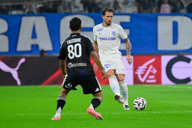 FOOTBALL : Olympique de Marseille VS RC Strasbourg Alsace - Ligue 1 McDonald s - 21 08 2026 Pierre-Emile Hojbjerg (OM) - Ligue 1 McDonald s match between Olympique de Marseille and Racing Club de Strasbourg Alsace on August 21, 2026 at the CEPAC Velodrome Stadium in Marseille. MarseilleFrance  Copyright: xWilliamxCannarellax