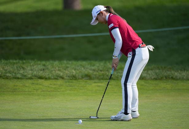 August 21, 2026, Edmonton, Ab, CANADA: Yuri Yoshida, of Japan, makes birdie on the 15th hole during the second round at the LPGA, Golf Damen CPKC Canadian Women s Open golf tournament, in Edmonton, on Friday, Aug. 21, 2026. Canada News - August 21, 2026  - ZUMAc35_ 20260821_zaf_c35_062 Copyright: xDarrylxDyckx