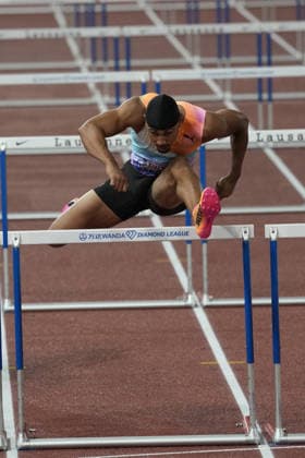 Lausanne, Switzerland - August 21: Jason Joseph (SUI) competes in the 110m Hurdles Men during the Wanda Diamond League Athletissima Lausanne 2026 at Stade Olympique de la Pontaise on August 21, 2026 in Lausanne, Switzerland.  Copyright: xKjetilxWaberx xSPPx Sportspressphoto_SPR211862