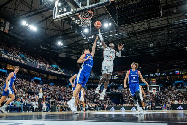 Basketball Hamburg 21.08.2026 Turkish Airlines Supercup 2026 Deutschland (GER) - Tschechien (CZE) Dennis Schröder Schroeder (Deutschland, No.17) Schröder Schroder *** Basketball Hamburg, August 21, 2026 Turkish Airlines Supercup 2026 Germany (GER) Czech Republic (CZE) Dennis Schröder (Schroeder) Germany, No. 17 Schröder (Schroder)