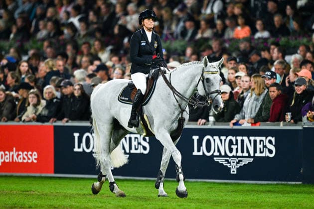 260821 Wilma McMahon of Sweden with horse Cicci looks dejected as she competes in the team jumping final during day 11 of the 2026 FEI World Championships on August 21, 2026 in Aachen. Photo: Emma Wallskog BILDBYRAN kod EW EW0693 ridsport equestrian rid-vm 2026 2026 fei world championships bbeng ridsport-vm hoppning jumping lagfinal team final depp *** August 21, 2026: Wilma McMahon of Sweden, riding her horse Cicci, looks dejected as she competes in the team jumping final on Day 11 of the 2026 FEI World Championships on August 21, 2026 in Aachen. Photo by Emma Wallskog. BILDBYRAN code EW EW0693 equestrian sports 2026 World Championships 2026 FEI World Championships BBENG equestrian sports World Championships show jumping team final dejected  Copyright: EMMAxWALLSKOG BB260821EW043