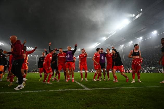 Am 21.08.2026 trafen der SV Waldhof Mannheim im DFB Pokal im Carl-Benz-Stadion in Mannheim auf den 1. FC Kaiserslautern. Die Foto-Galerie zeigt die besten Szenen des Fußballspiels. Heimspiel des SV Waldhof Mannheim. DFB Pokal: SV Waldhof Mannheim - 1. FC Kaiserslautern, 21.08.2026, Mannheim, Carl-Benz-Stadion *** On August 21, 2026, SV Waldhof Mannheim faced 1 FC Kaiserslautern in the DFB Cup at the Carl Benz Stadium in Mannheim. The photo gallery shows the best moments from the soccer match—SV Waldhof Mannheim’s home game in the DFB Cup: SV Waldhof Mannheim vs. 1 FC Kaiserslautern, August 21, 2026, Mannheim, Carl Benz Stadium Copyright: xMichaelxGelhardtx