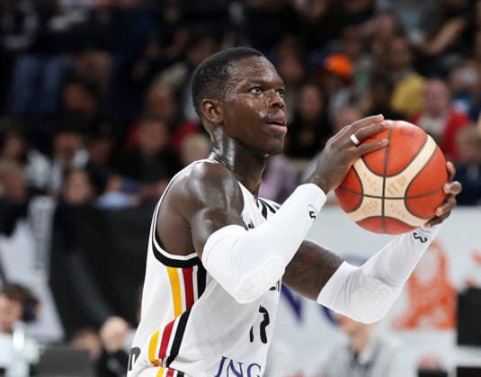 Dennis Schroeder (GER) Basketball, Herren, Supercup, DBB,TurkishAirlines SUPERCUP, Barclays Arena,Tuerkei (TUR) gegen Tschechische (CZE) Republik *** Dennis Schroeder GER Basketball, Men s, Super Cup, DBB, Turkish Airlines Super Cup, Barclays Arena, Turkey (TUR) vs. Czech Republic (CZE)