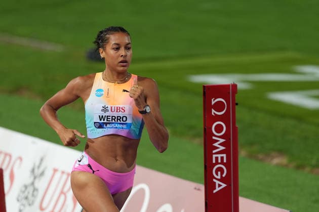 Lausanne, Switzerland - August 21: Audrey Werro (SUI) competes in the 800m Women during the Wanda Diamond League Athletissima Lausanne 2026 at Stade Olympique de la Pontaise on August 21, 2026 in Lausanne, Switzerland.  Copyright: xKjetilxWaberx xSPPx Sportspressphoto_SPR211869