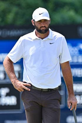 ST. LOUIS, MO - AUGUST 21: Scottie Scheffler of the United States during the second round of the PGA, Golf Herren BMW Championship on Friday August 21st, 2026 at Bellerive Country Club in Town and Country, MO (Photo by Rick Ulreich Icon Sportswire) GOLF: AUG 21 PGA BMW Championship EDITORIAL USE ONLY Icon2608215950296