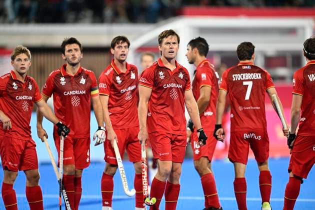 Australia v Belgium - FIH Hockey World Cup 2026 WAVRE, BELGIUM - AUGUST 21 : The players of Belgian National hockey team and Boon Tom of Belgium looking dejected during the FIH Hockey World Cup 2026 M27 second phase group pool F match between Australia and Belgium on August 21, 2026 in Wavre, Belgium, 21 08 2026 Wavre Belgium  Copyright: xNicoxVereeckenx