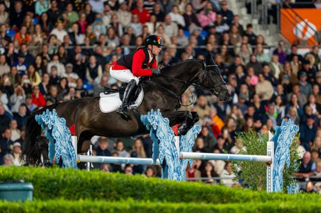 Marcus Ehning auf Coolio 42 (GER) FEI World Championships Aachen 2026, Jumping Team, Mercedes-Benz Prize, 21.08.2026 FEI World Championships Aachen 2026, Jumping Team, Mercedes-Benz Prize, 21.08.2026 Aachen *** Marcus Ehning on Coolio 42 GER FEI World Championships Aachen 2026, Jumping Team, Mercedes-Benz Prize, August 21, 2026 FEI World Championships Aachen 2026, Jumping Team, Mercedes-Benz Prize, August 21, 2026, Aachen Copyright: xEibner-Pressefoto J.xDerondeaux EP_JDU