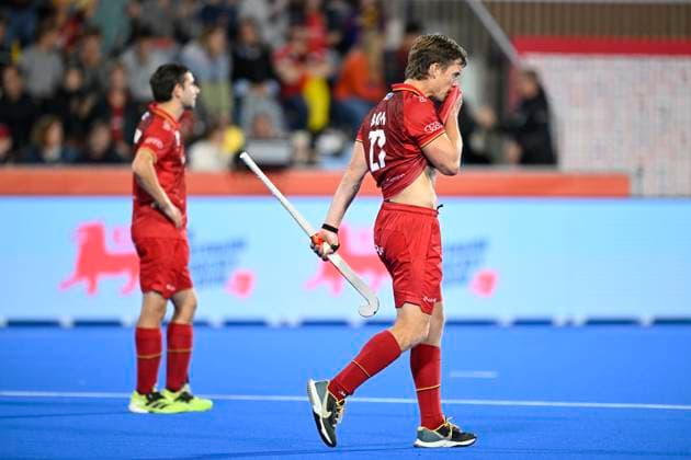 Australia v Belgium - FIH Hockey World Cup 2026 WAVRE, BELGIUM - AUGUST 21 : Boon Tom of Belgium looking dejected on the final whistle after the draw during the FIH Hockey World Cup 2026 M27 second phase group pool F match between Australia and Belgium on August 21, 2026 in Wavre, Belgium, 21 08 2026 Wavre Belgium  Copyright: xNicoxVereeckenx