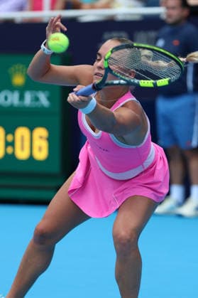 August 21, 2026, Mason, Oh, USA: Cincinnati Open Tennis 2026 - Sara Bejlek hits a ball against Madison Keys in the Cincinnati Open Tennis Tournament held in Mason OH. 2026 08 21. ZUMAPress Mason USA - ZUMAn24_ 20260821_zaf_n24_071 Copyright: xWallyxNellx