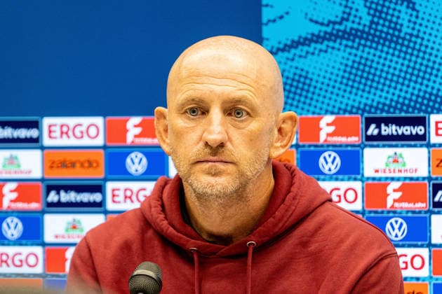 21.08.2026, xdaymx, Fussball DFB Pokal 1.Runde, SV Waldhof Mannheim - 1.FC Kaiserslautern. Torsten Lieberknecht auf der Pressekonferenz DFL DFB REGULATIONS PROHIBIT ANY USE OF PHOTOGRAPHS as IMAGE SEQUENCES and or QUASI-VIDEO) Mannheim *** August 21, 2026, xdaymx, Soccer DFB Cup First Round, SV Waldhof Mannheim 1 FC Kaiserslautern Torsten Lieberknecht at the press conference DFL DFB REGULATIONS PROHIBIT ANY USE OF PHOTOGRAPHS AS IMAGE SEQUENCES AND OR QUASI-VIDEO Mannheim