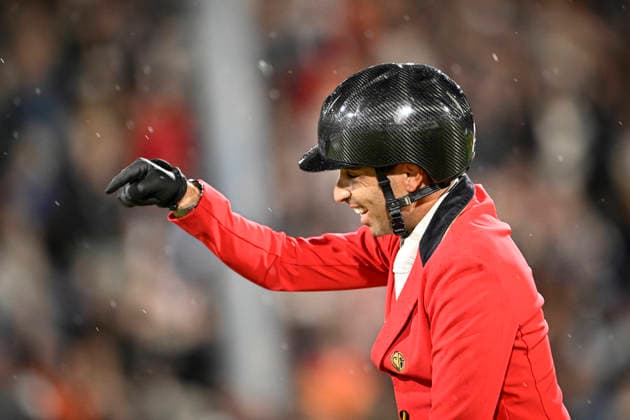 AACHEN, GERMANY 20260821 Abdel SaÃ¯d, Belgium, on the horse Wathnan Quaker Brimbelles Z, takes silver in Friday s show jumping, team final, during the Equestrian World Championships in Aachen. *** The image is included in the SPORTS PACKAGE. For others PAID IMAGE ** AACHEN GERMANY x10050x *** AACHEN, GERMANY 20260821 Abdel Saïd, Belgium, riding Wathnan Quaker Brimbelles Z, wins silver in Friday’s show jumping team final during the Equestrian World Championships in Aachen *** The image is included in the SPORTS PACKAGE. For other images, see PAID IMAGE ** AACHEN, GERMANY x10050x  Copyright: xPontusxLundahl TTx EQUESTRIAN WORLD CHAMPIONSHIP 2026