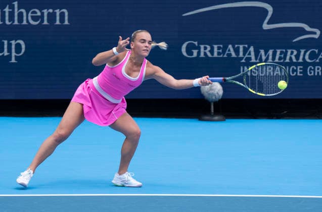 TENNIS 2026: Cincinnati Open Aug. 26 August 21, 2026: Sara Bejlek defeated Madison Keys (USA) at the Cincinnati Open being played at Lindner Family Tennis Center in Mason, Ohio USA Ã‚ÂLeslie Billman Tennisclix Cal Media (Credit Image: Â Leslie Billman Cal Sport Media) Mason Ohio USA EDITORIAL USE ONLY Copyright: xx ZUMA-20260821_zma_c04_001.jpg LesliexBillmanx csmphotothree513230