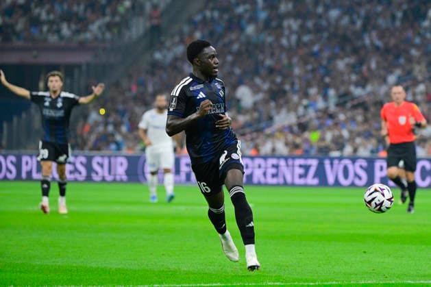 FOOTBALL : Olympique de Marseille VS RC Strasbourg Alsace - Ligue 1 McDonald s - 21 08 2026 Genesis Antwi (RCSA) - Ligue 1 McDonald s match between Olympique de Marseille and Racing Club de Strasbourg Alsace on August 21, 2026 at the CEPAC Velodrome Stadium in Marseille. MarseilleFrance  Copyright: xWilliamxCannarellax