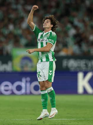 ESP: Real Betis - Real Sociedad. La Liga EA Sports. Matchday 2. Rodrigo Riquelme of Real Betis during the La Liga EA Sports match between Real Betis and Real Sociedad played at La Cartuja Stadium on Aug 21, 2026 in Sevilla, Spain. kpng Copyright: xAntonioxPozox xPRESSINPHOTOx AP_2627_BET_RSO_052