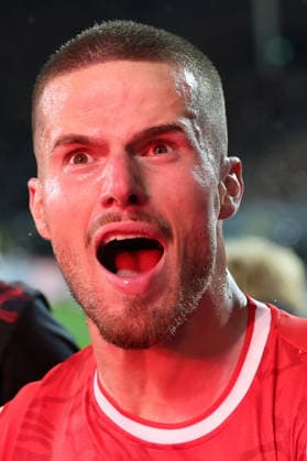 21.08.2026, xrekx, Fussball DFB Pokal 1.Runde, SV Waldhof Mannheim - 1.FC Kaiserslautern v.l. Jan Elvedi (1.FC Kaiserslautern) bejubelt den Siegtreffer (DFL DFB REGULATIONS PROHIBIT ANY USE OF PHOTOGRAPHS as IMAGE SEQUENCES and or QUASI-VIDEO) Mannheim *** August 21, 2026, xrekx, Soccer DFB Cup First Round, SV Waldhof Mannheim 1 FC Kaiserslautern v l Jan Elvedi 1 FC Kaiserslautern celebrates the winning goal DFL DFB REGULATIONS PROHIBIT ANY USE OF PHOTOGRAPHS AS IMAGE SEQUENCES AND OR QUASI-VIDEO Mannheim