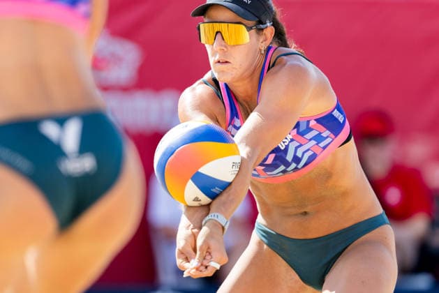 August 21, 2026, Montreal, Quebec, Canada: JULIA DONLIN and LEXY DENABURG from USA in match against Marie-Alex Belanger and Lea Monkhouse from Canada at Beach Pro Tour at Parc Jean-Drapeau in Montreal, Quebec, Canada on 2026-08-21 Montreal Canada - ZUMAl189 20260821_zsp_l189_077 Copyright: xYannickxLegarex