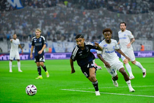 FOOTBALL : Olympique de Marseille VS RC Strasbourg Alsace - Ligue 1 McDonald s - 21 08 2026 Gessime Yassine (RCSA) - Ligue 1 McDonald s match between Olympique de Marseille and Racing Club de Strasbourg Alsace on August 21, 2026 at the CEPAC Velodrome Stadium in Marseille. MarseilleFrance  Copyright: xWilliamxCannarellax