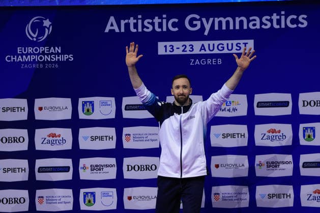 Zagreb, 21.08.2026. - 37TH EUROPEAN MEN™S ARTISTIC GYMNASTICS, Men s Artistic Gymnastics, Apparatus Final, SENIORS. 607 DOLGOPYAT Artem (ISR) 37th European Men™s Artistic Gymnastics - Apparatus Final, SENIORS  2S6A7489.JPG