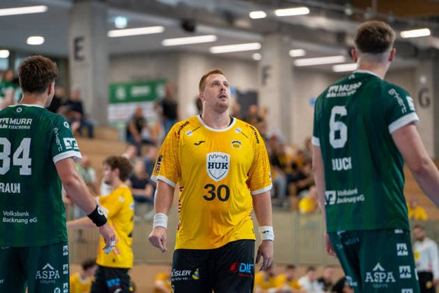Handball I Herren I Saison 2026-2027 I DHB Pokal I 1. Runde I HC Oppenweiler Backnang - HSC 2000 Coburg I 21.08.2026 Nils Röller (30, HSC Coburg) Backnang Murrtal Arena Baden-Württemberg Deutschland *** Handball I Men I 2026–2027 Season I DHB Cup I First Round I HC Oppenweiler Backnang vs. HSC 2000 Coburg I August 21, 2026 Nils Röller 30, HSC Coburg Backnang Murrtal Arena, Baden-Württemberg, Germany Copyright: xLobeca MaxxPetershansx