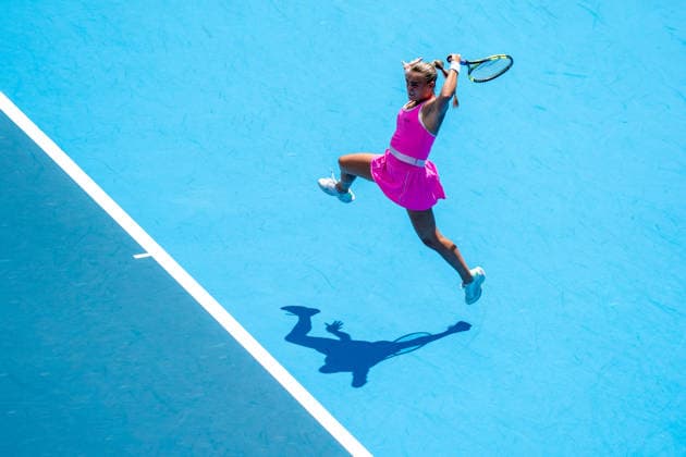 Cincinnati Open Quarterfinal: Sara Bejlek Vs Madison Keys Sara Bejlek is seen during her quarterfinal match against Madison Keys at the Cincinnati Open in Mason, Ohio, on August 21, 2026. Mason Ohio United States  Copyright: xJasonxWhitmanx originalFilename:whitman-cincinna260821_npaW9.jpg