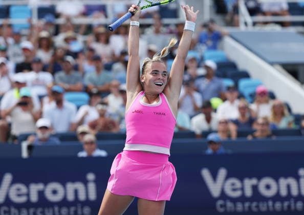 August 21, 2026, Mason, Ohio, USA: SARA BEJLEK of Czech Republic after the match against M. Keys of USA in quarterfinals of tennis tournament WTA, Tennis Damen 1000 Cincinnati Open in Mason, USA. Bejlek won 3:6, 6:4, 7:6 Mason USA - ZUMAc278 20260821_zsp_c278_007 Copyright: xMarcinxCholewinskix