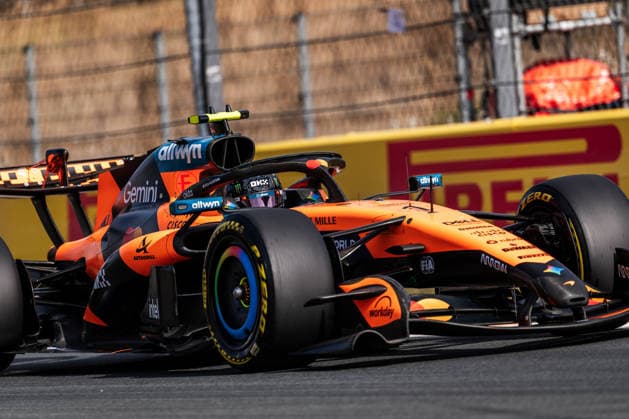 August 21, 2026, Zandvoort, Noord-Holland, Netherlands: Lando Norris of Great Britain and McLaren Mastercard F1 Team seen during the sprint qualifying Formula One Dutch Grand Prix. Zandvoort Netherlands - ZUMAs197 20260821_aaa_s197_180 Copyright: xJayxHiranox