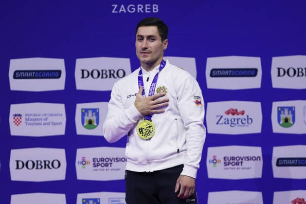Zagreb, 21.08.2026. - 37TH EUROPEAN MEN™S ARTISTIC GYMNASTICS, Men s Artistic Gymnastics, Apparatus Final, Rings, SENIORS. 37th European Men™s Artistic Gymnastics - Apparatus Final, Rings, SENIORS  20AG0845.JPG
