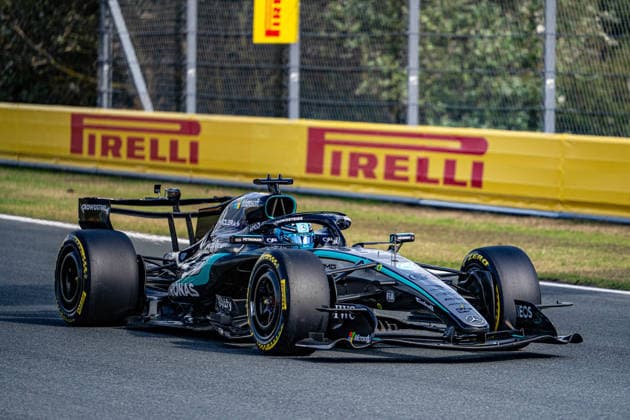 Formula One GP Zandvoort Netherlands, Friday, August 21, 2026 George Russell 63, Mercedes-AMG Petronas F1 Team; Formula One GP Zandvoort Netherlands, Friday, August 21, 2026 *** Formula One Zandvoort Grand Prix, Netherlands, Friday, August 21, 2026 George Russell 63, Mercedes AMG Petronas F1 Team Formula One Zandvoort Grand Prix, Netherlands, Friday, August 21, 2026 Copyright: xBEAUTIFULxSPORTS Erlhofx