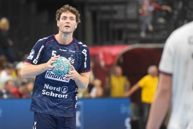 Handball I Herren I Saison 2026-2027 I Jacob Cement Cup I Vorbereitung I SG Flensburg-Handewitt - Lugi Lund I 21.08.2026 Niclas Kirkelökke (5, SG Flensburg-Handewitt) *** Handball I Men s I 2026–2027 Season I Jacob Cement Cup I Preseason I SG Flensburg Handewitt vs. Lugi Lund I August 21, 2026 Niclas Kirkelökke 5, SG Flensburg Handewitt Copyright: xLobeca JanxKirschnerx