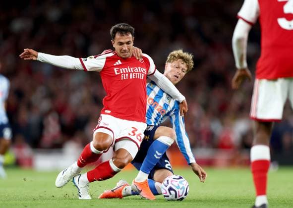 Victor Torp of Coventry City during the Premier League match between Arsenal and Coventry City at Emirates Stadium on August 21, 2026 in London, England. Arsenal v Coventry City, Premier League Football, Football, Emirates Stadium, London, UK - 21 Aug 2026London Emirates Stadium United Kingdom EDITORIAL USE ONLY No use with unauthorised audio, video, data, fixture lists, club league logos or live services. Online in-match use limited to 120 images, no video emulation. No use in betting, games or single club league player publications.  Copyright: xKieranxMcManus Shutterstockx 17111303eo
